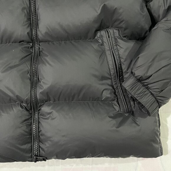 Moncler Black Stand-Collar Down Jacket - Picture 8 of 9